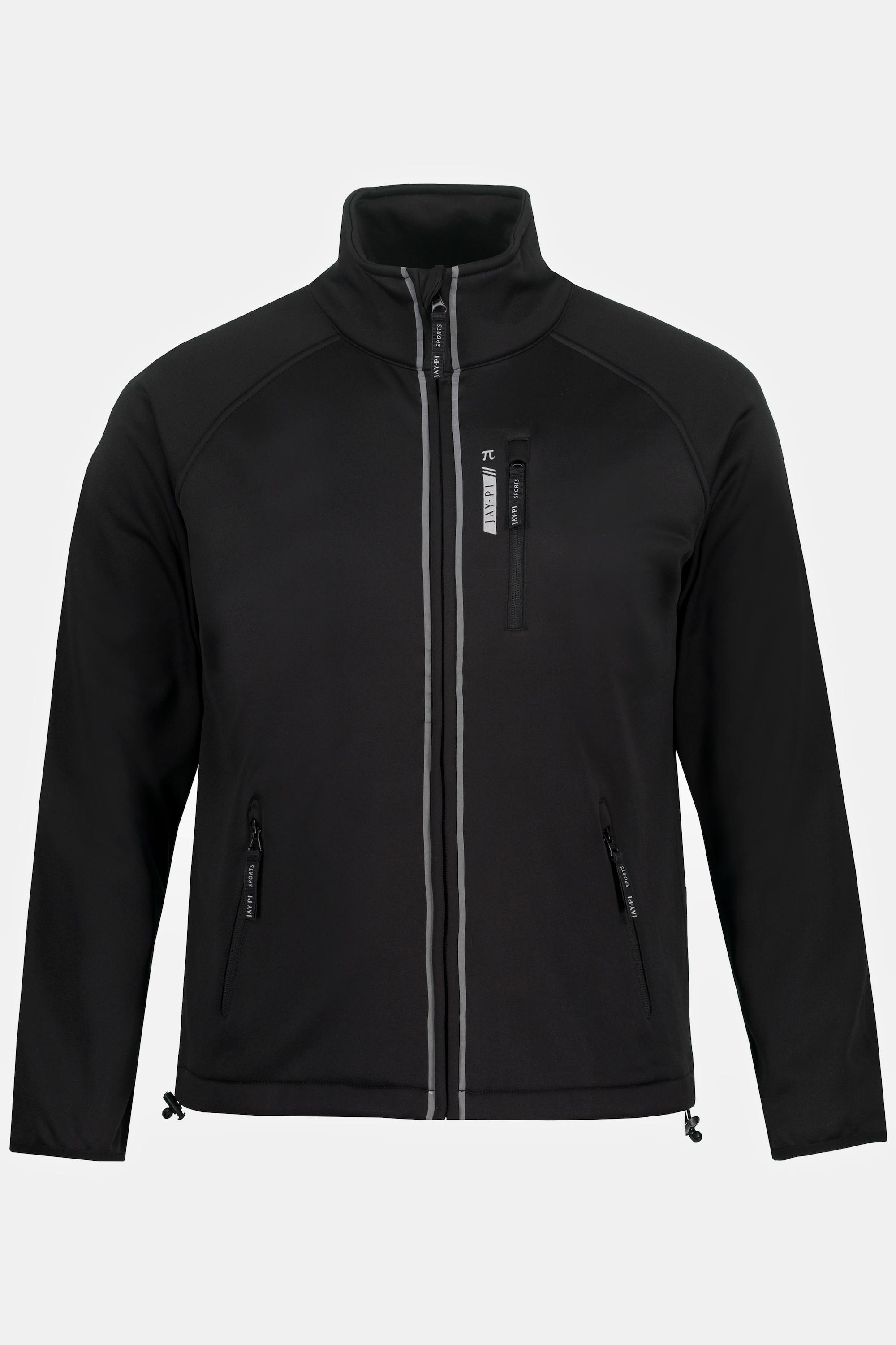 JP1880  Softshell-Jacke FLEXNAMIC®, Bikewear, Stehkragen, modische Reflektoren 