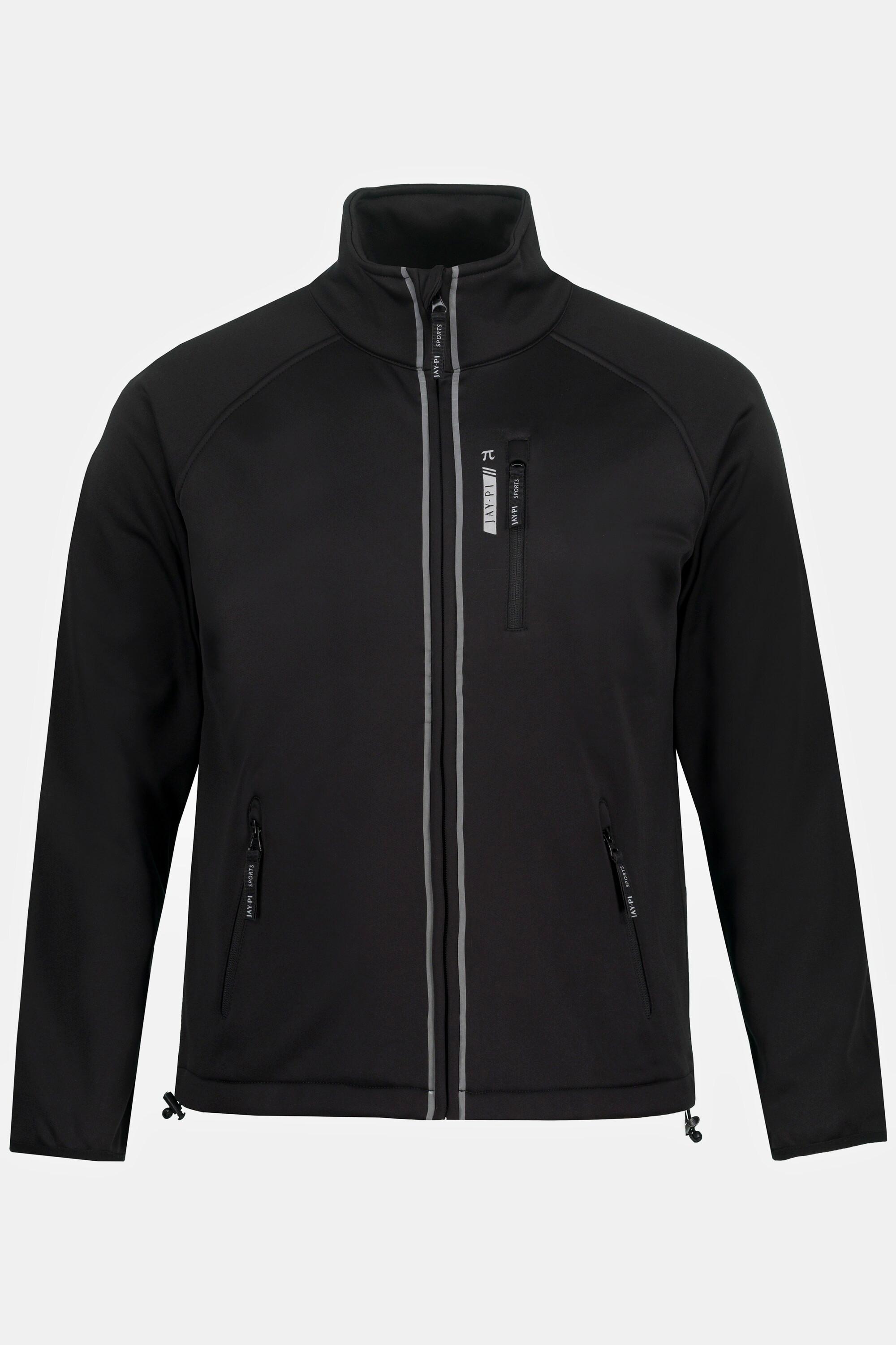 JP1880  Softshell-Jacke FLEXNAMIC®, Bikewear, Stehkragen, modische Reflektoren 