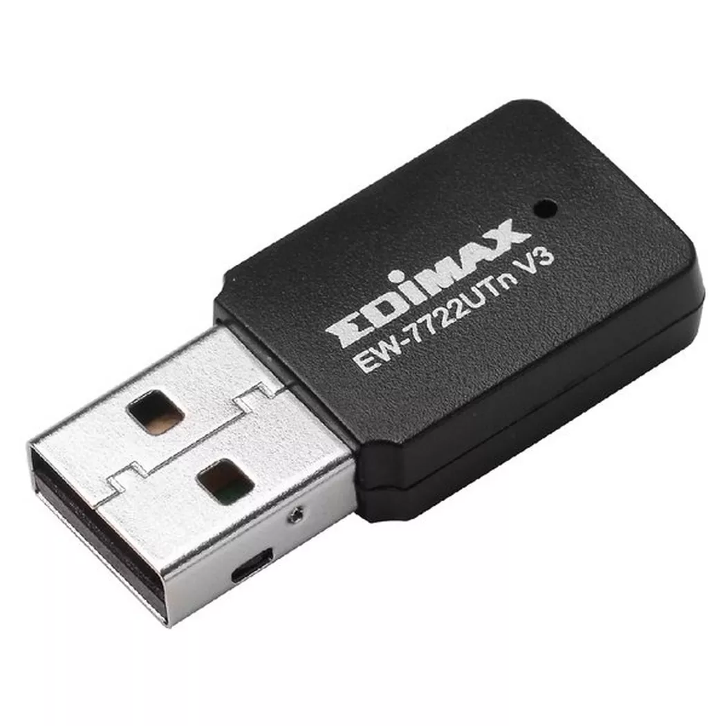 EDIMAX EW-7722UTN V3 Wi-Fi adapter USB A USB 2.0 wireless networki...