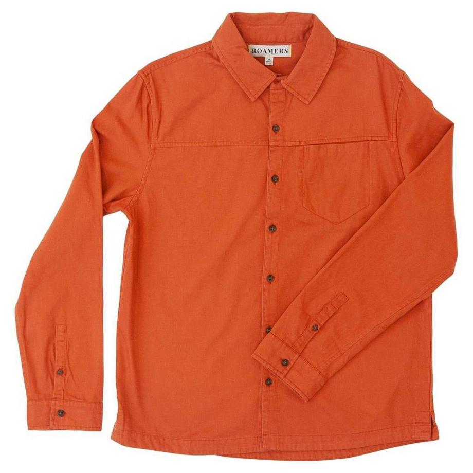 Camicia Tasca Sul Petto Manica Lunga