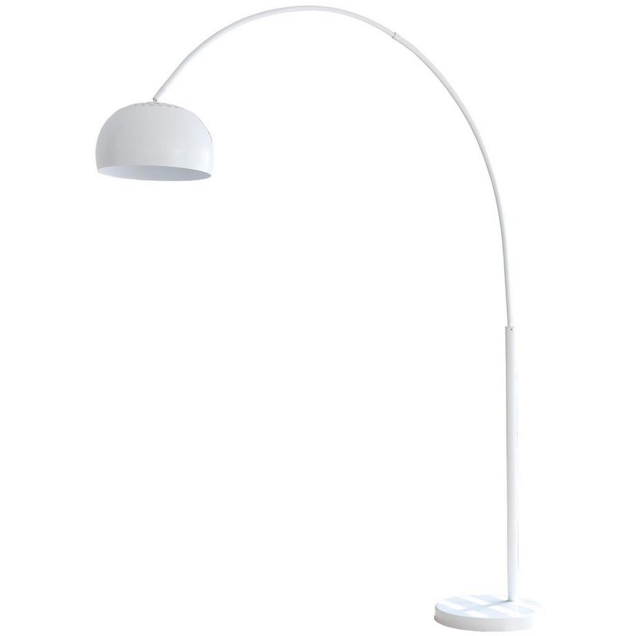 mutoni  Bogenlampe weiss 170x38x205 