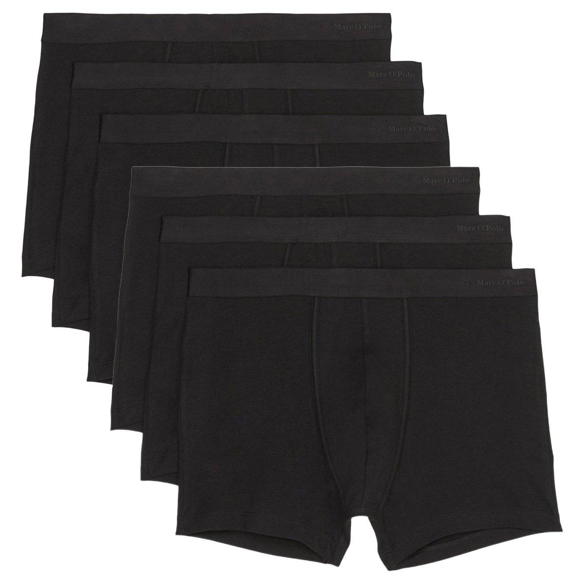 Image of 6er Pack Essentials Organic Cotton - Long Short Pant Herren Schwarz XXL