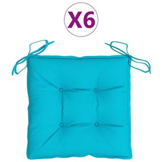 VidaXL Coussin de chaise tissu  