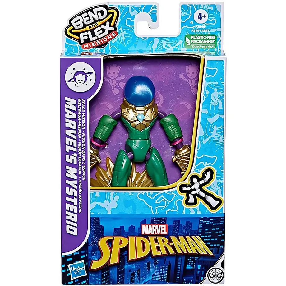 Hasbro  Spiderman Bend & Flex Missions Mysterio Weltraum-Mission (15cm) 