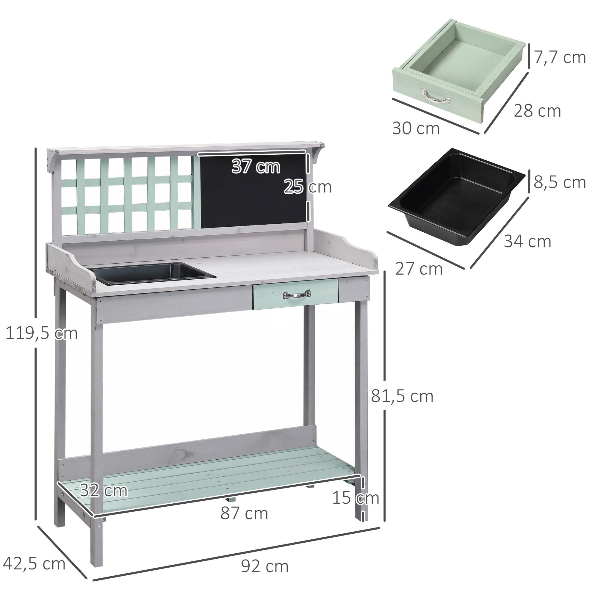 HOMCOM Table de plantation  