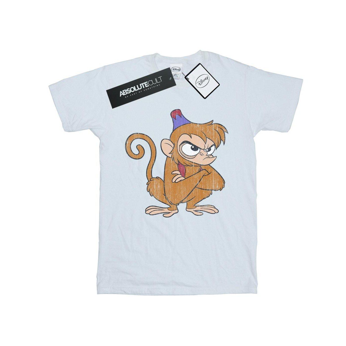 Image of Aladdin Classic Angry Abu Tshirt Unisex Weiss 140/146