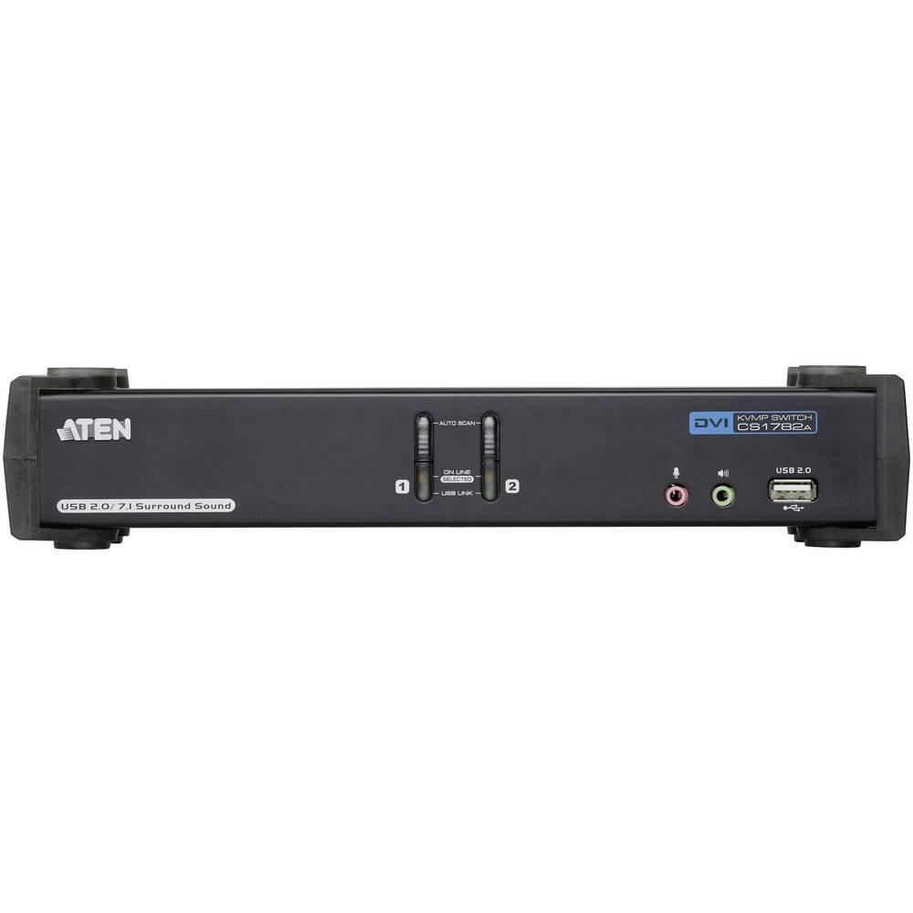 ATEN  2 Porte Switch KVM DVI USB 2560 x 1600 Pixel 