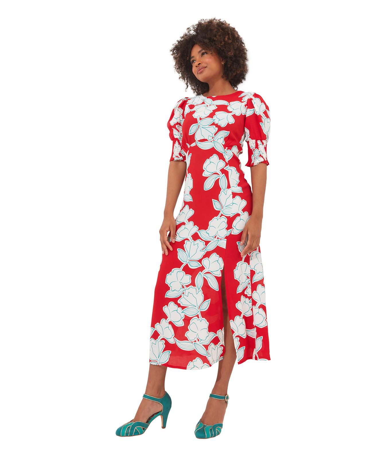 Joe Browns  Oversize Blumiges Midi Kleid 