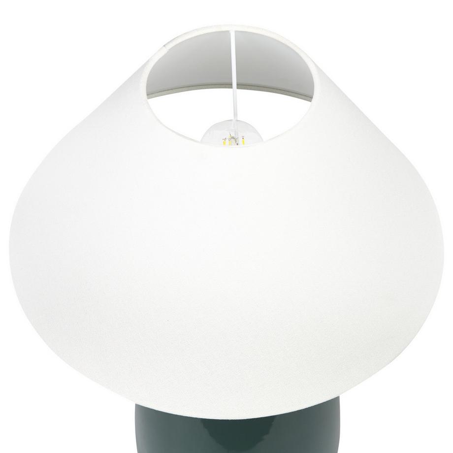 Beliani Lampe à poser en Céramique Rétro CARETA  