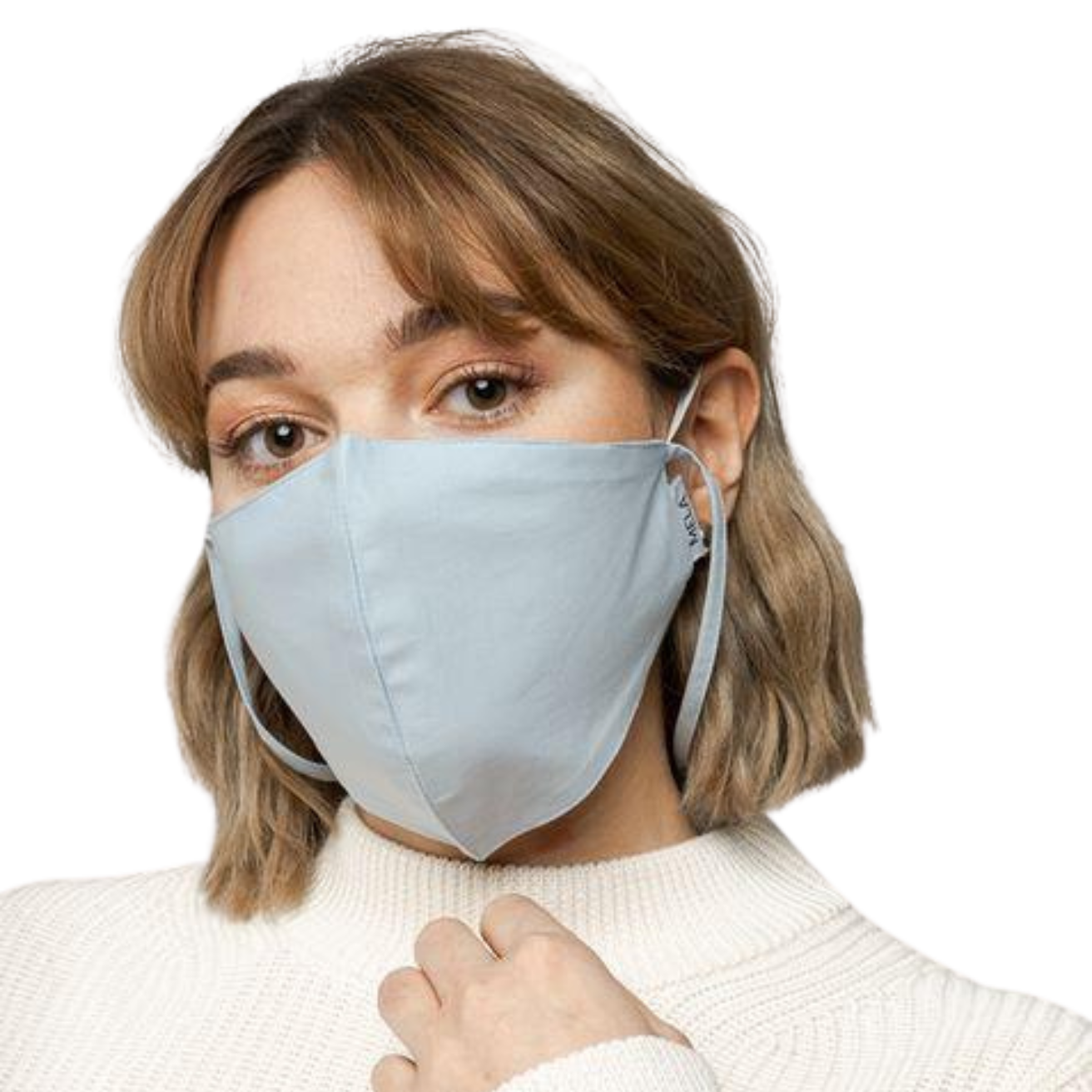 Image of Mela Gesichtsmaske Hell-blau Unisex ONE SIZE