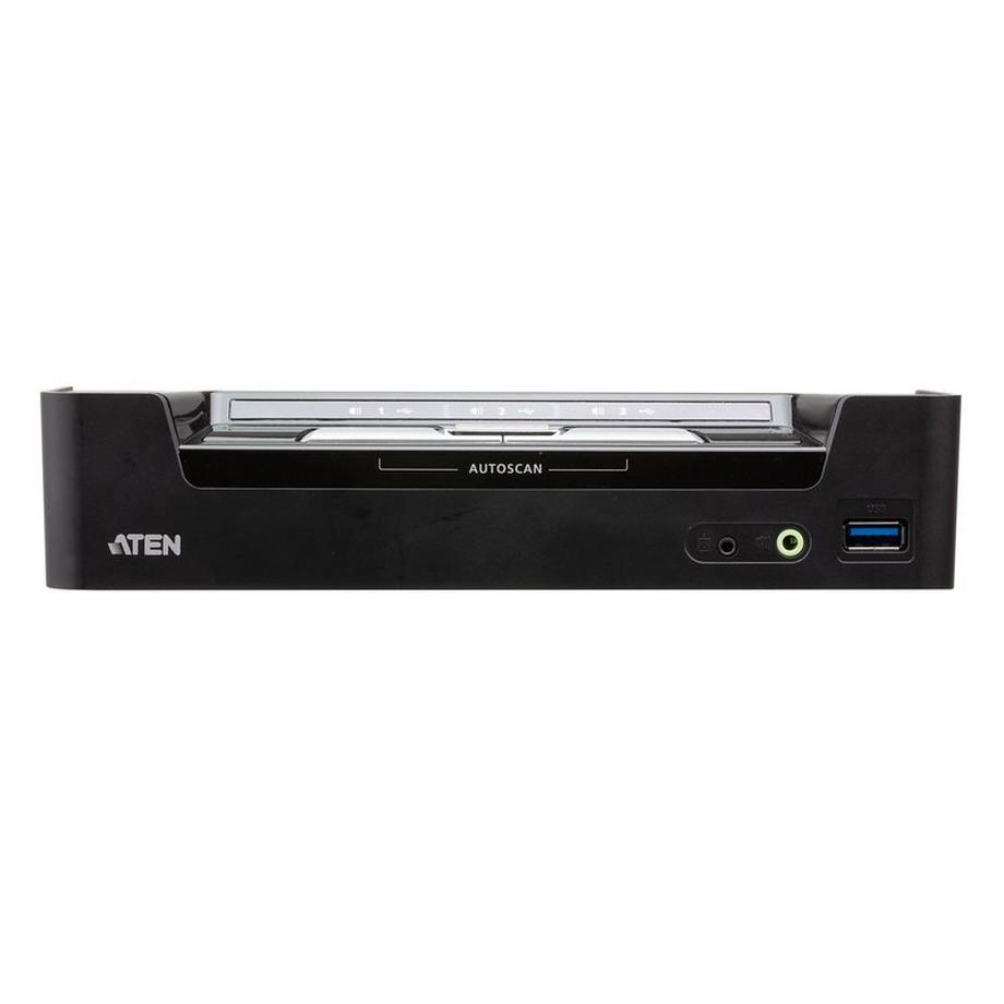 ATEN  ATEN 3-Port USB-C DisplayPort Hybrid KVMP™ Switch 