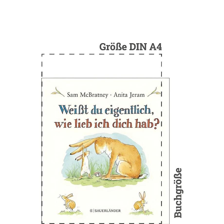 Weißt du eigentlich, wie lieb ich dich hab? McBratney, Sam Couverture rigide 