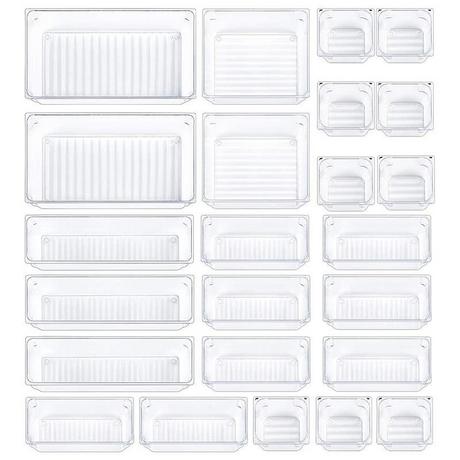 BINS AND BOXES Inserts pour tiroirs KLAR - jeu de 24 pièces  