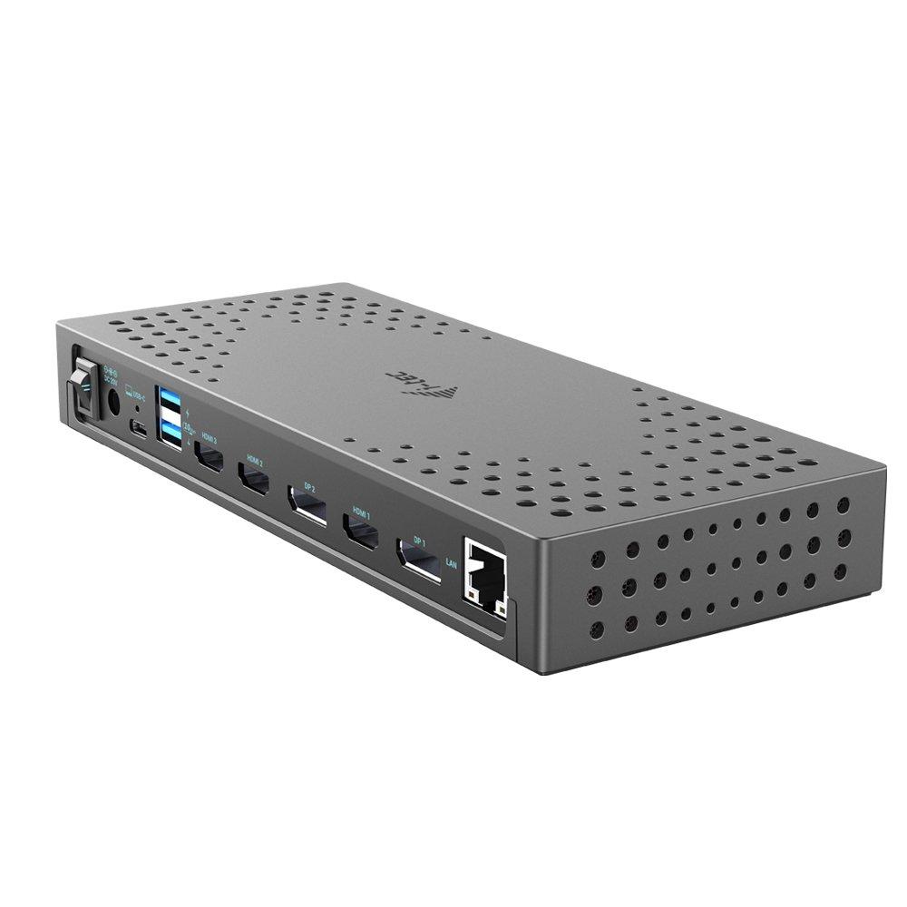 i-tec  CATRIPLE4KDOCKPD2CH replicatore di porte e docking station per notebook Cablato USB 3.2 Gen 2 (3.1 Gen 2) Type-C Grigio 