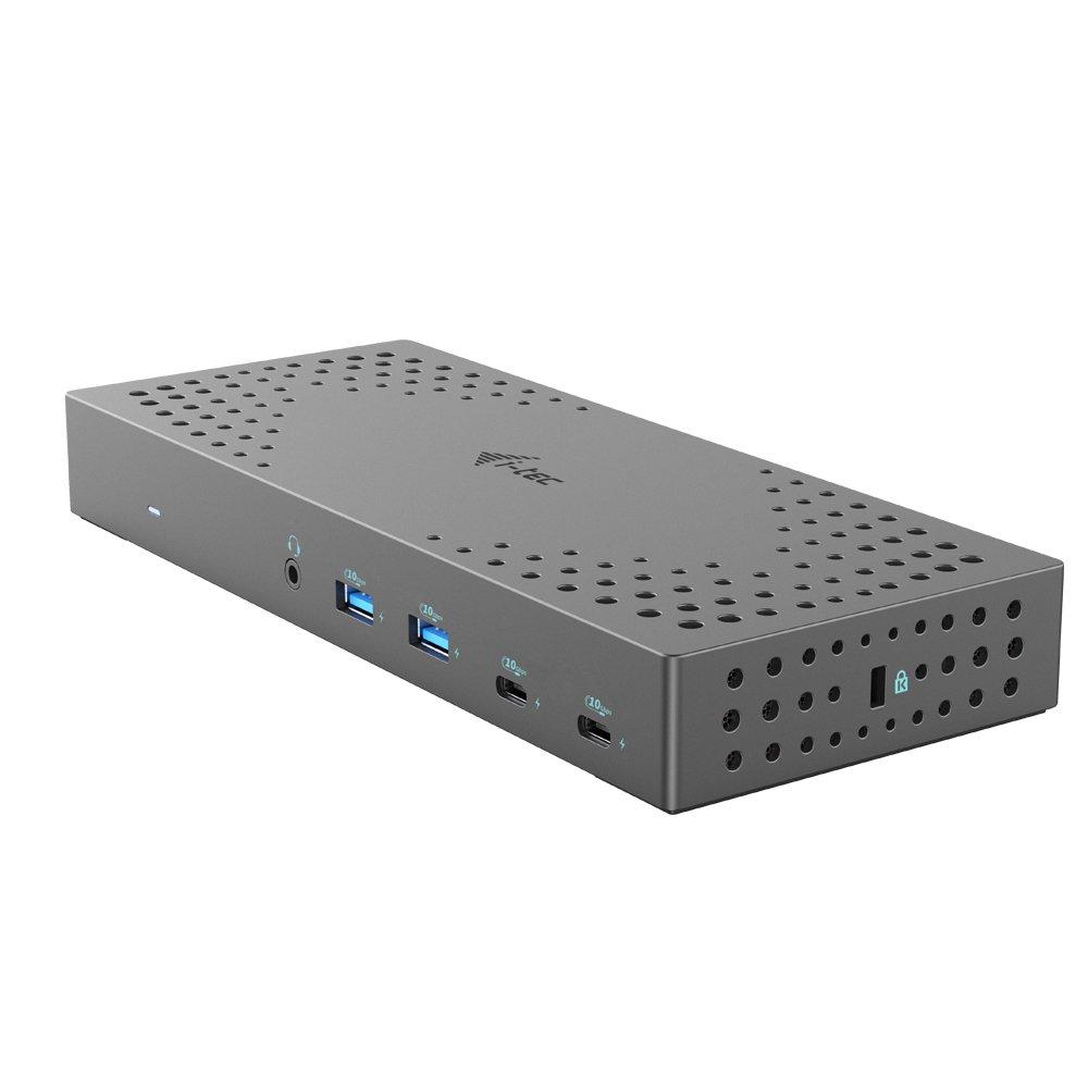 i-tec  CATRIPLE4KDOCKPD2CH replicatore di porte e docking station per notebook Cablato USB 3.2 Gen 2 (3.1 Gen 2) Type-C Grigio 