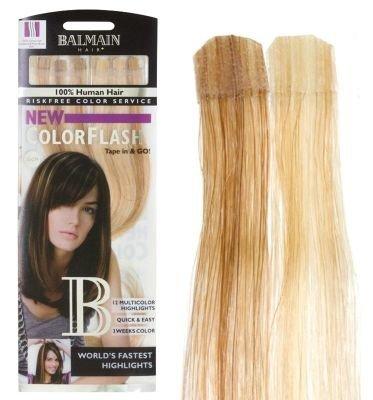 BALMAIN  CF 25 cm champagne & honey blond Color Flash human hair 