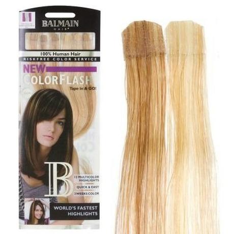 BALMAIN  CF 25 cm champagne & honey blond Color Flash human hair 