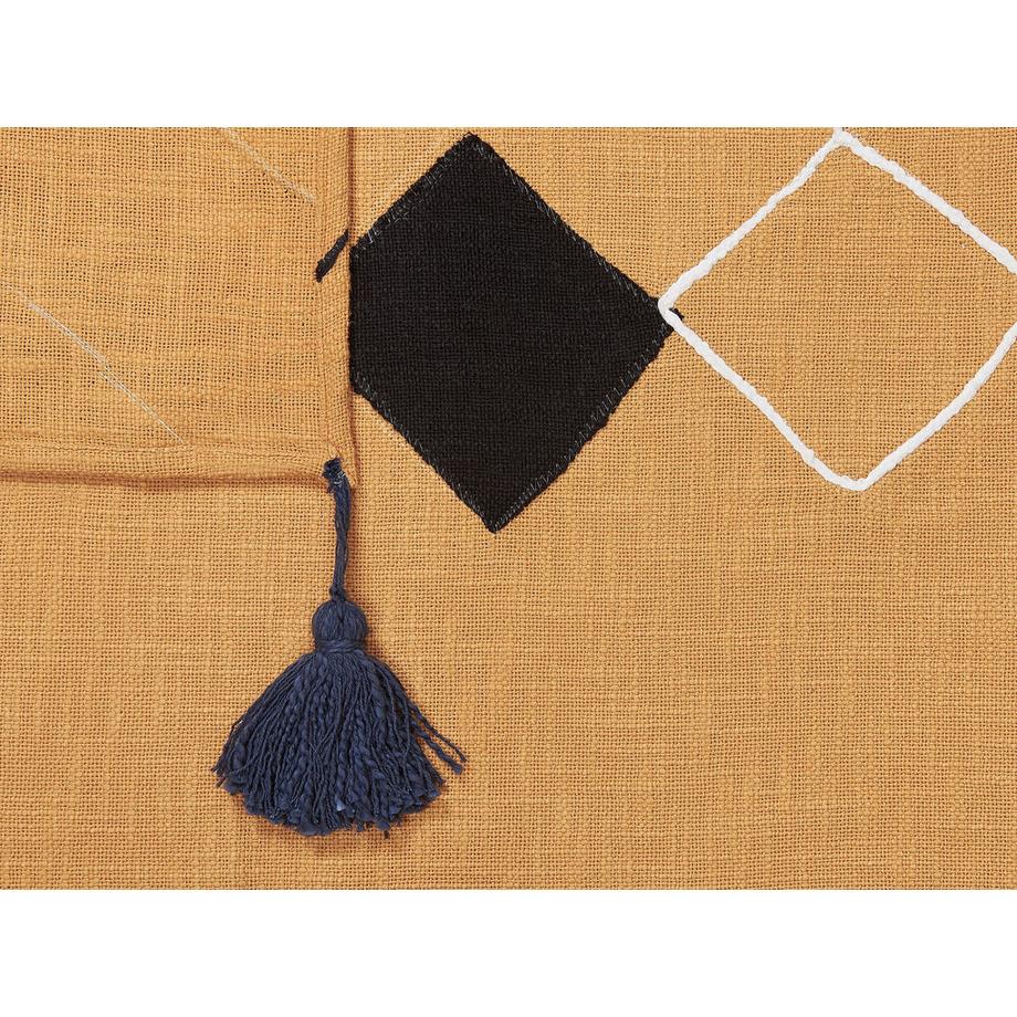 Beliani Boho SHIMLA Baumwoll Kuscheldecke  