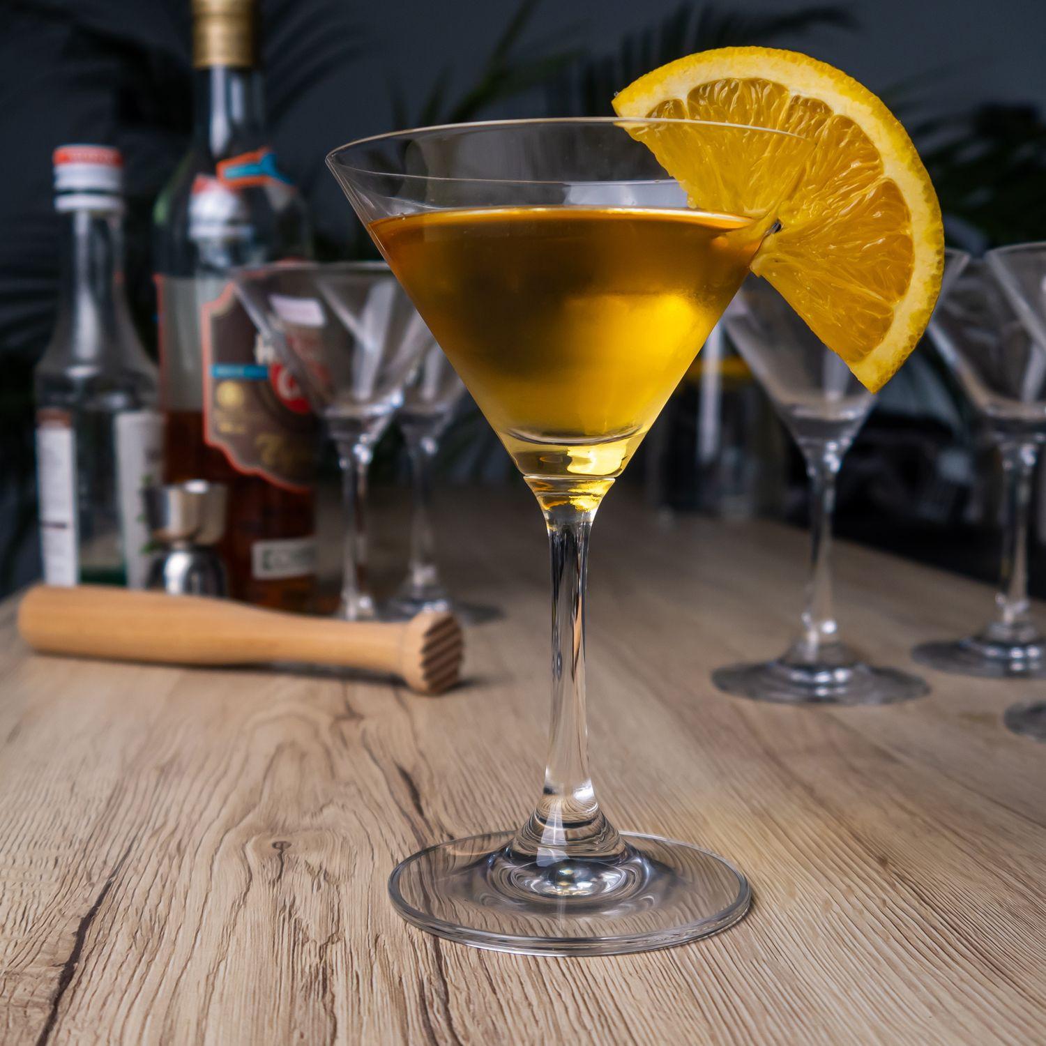 Intirilife 6x Verre à Martini verre à cocktail  