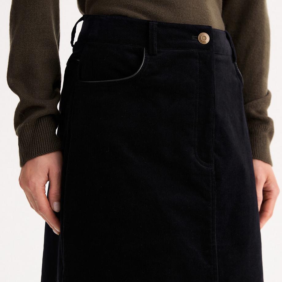 La Redoute Collections Ausgestellter Samtrock  