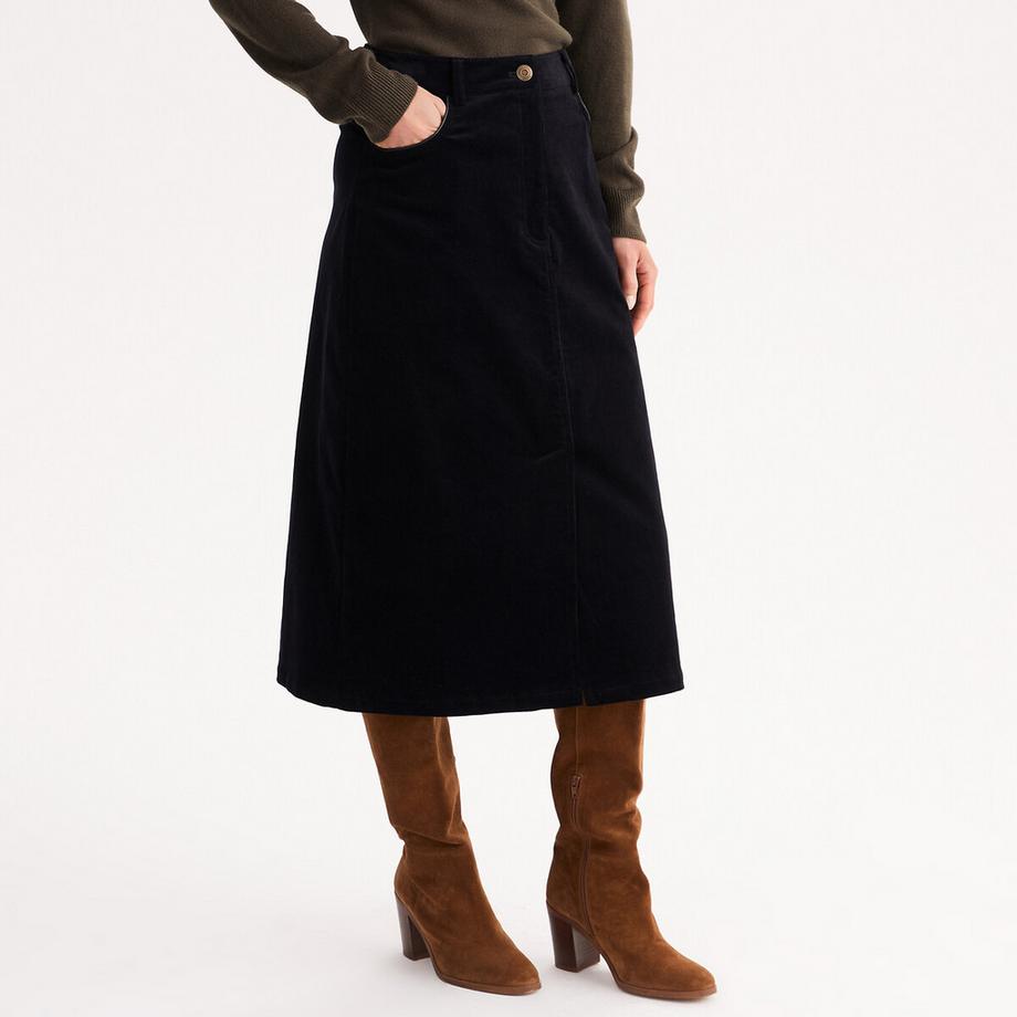 La Redoute Collections Ausgestellter Samtrock  