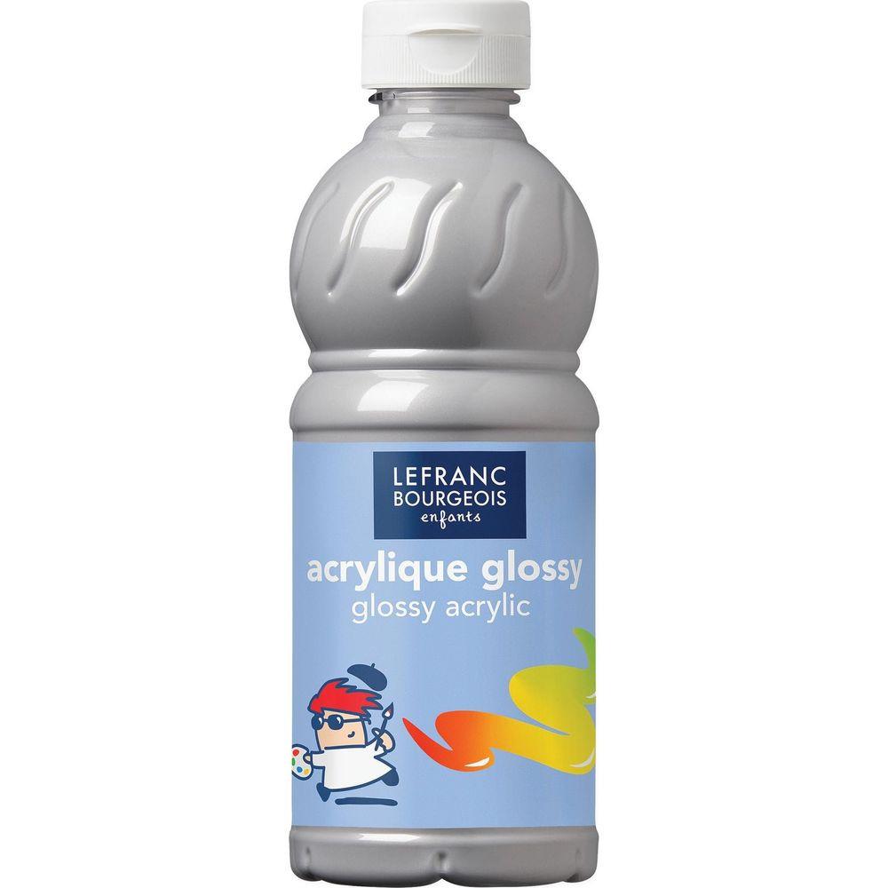 Image of 188369 Bastel- & Hobby-Farbe Acrylfarbe 500 ml 1 Stück(e) Silber