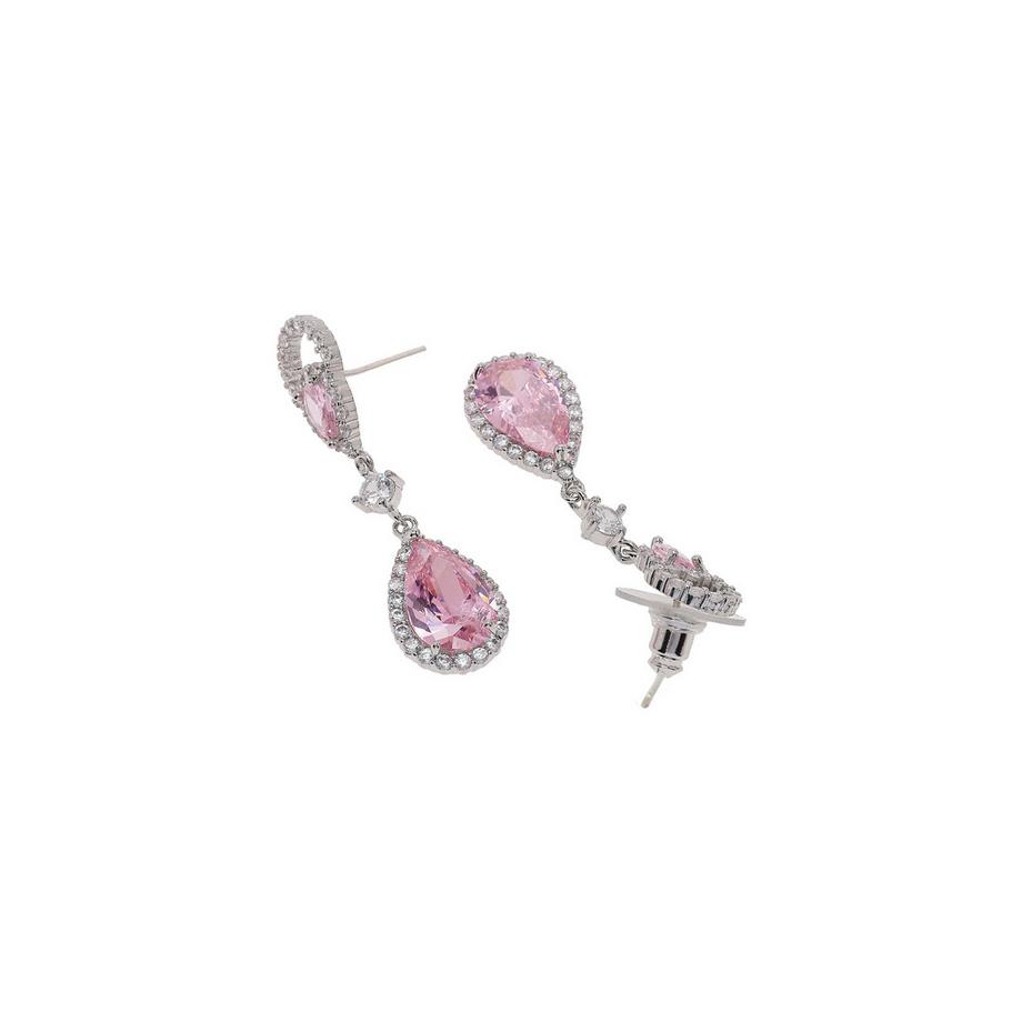 AVANT-GARDE PARIS  Boucles d'oreilles goutte de pluie rose clair intemporelles 