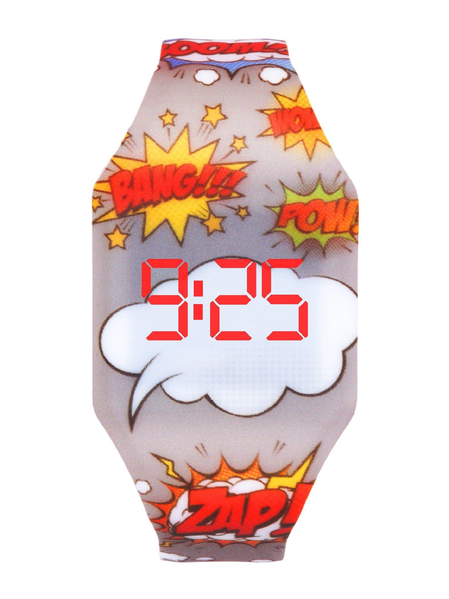 Image of Digital Led Kinderuhr Comic Unisex Multicolor ONE SIZE