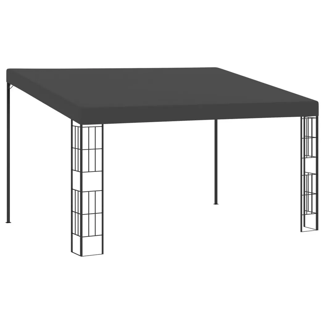 Vidaxl Gazebo A Parete 3x4 M Antracite In Tessuto