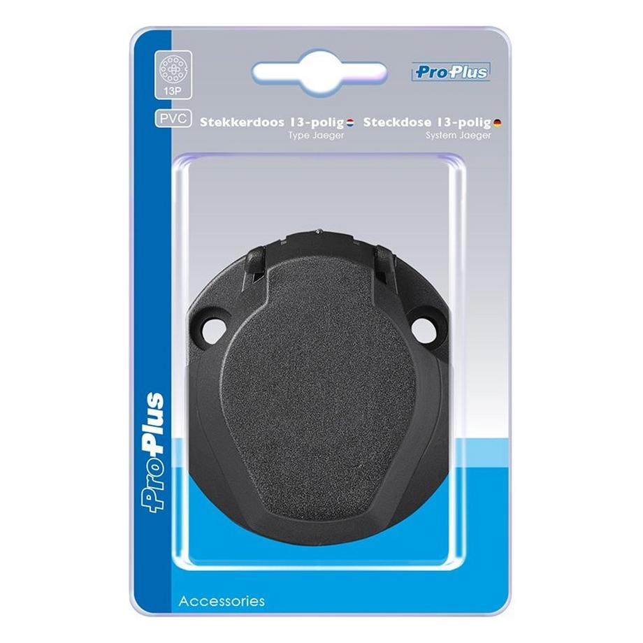 Pricenet  Prise 13 broches PVC type Jaeger sous blister 