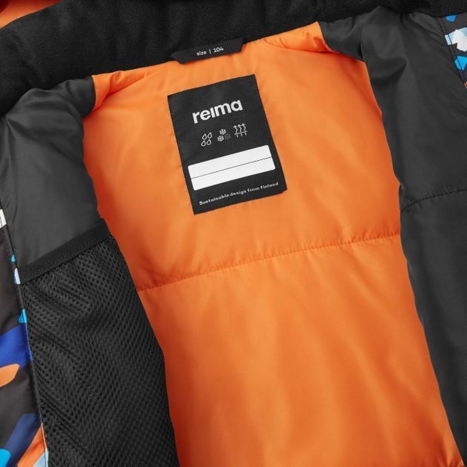Reima  tec Kinder Skijacke Kairala black/blue 