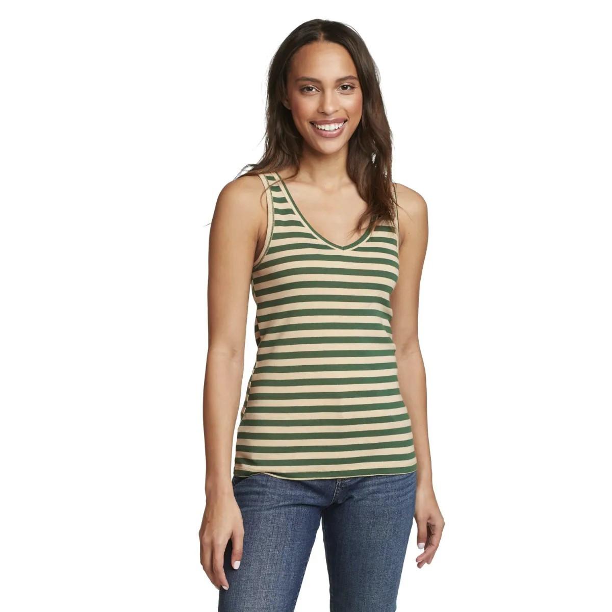 Image of Favorite Ärmelloses Oberteil Vausschnitt Unisex Grün S