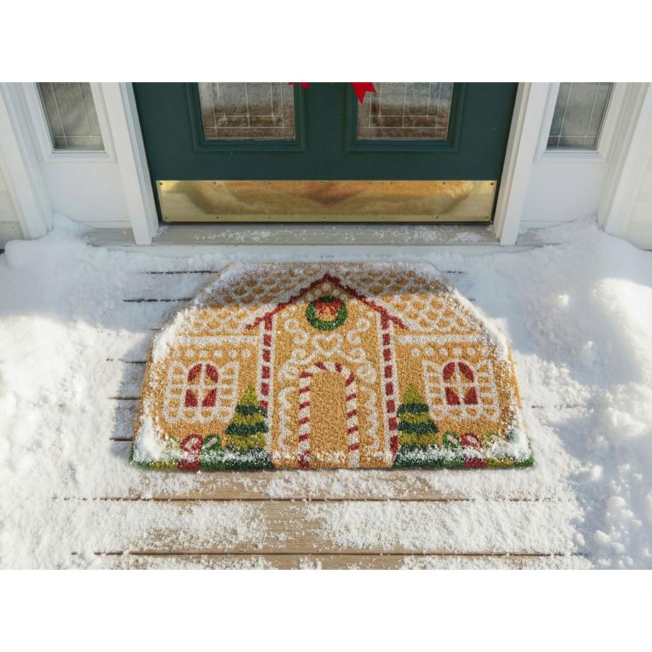 Beliani Fussmatte aus Kokosfasern Modern SELATNA  