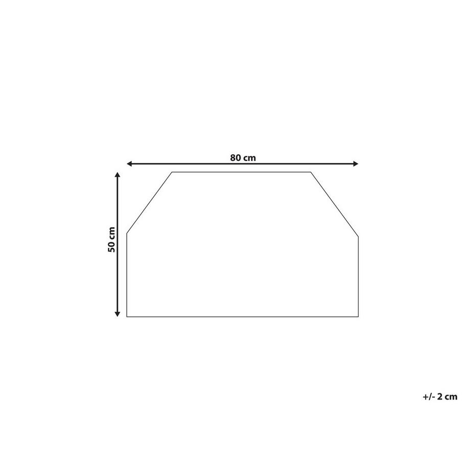 Beliani Fussmatte aus Kokosfasern Modern SELATNA  