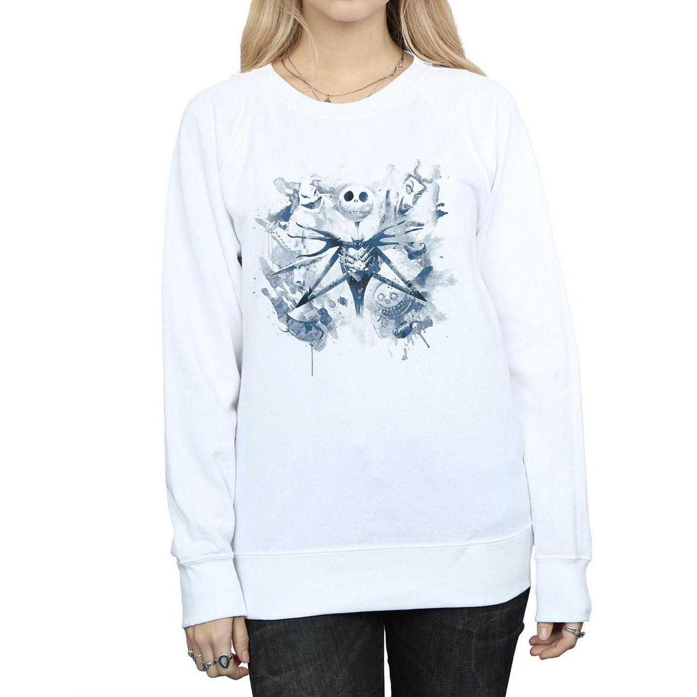 Disney  Nightmare Before Christmas Paint Spray Carers Sweatshirt 