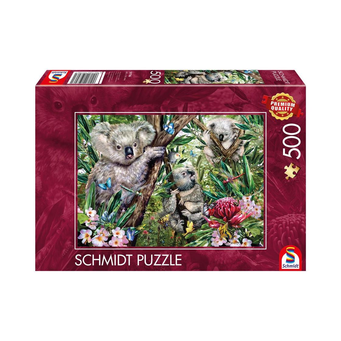 Image of Puzzle Süsse Koala-Familie (500Teile)