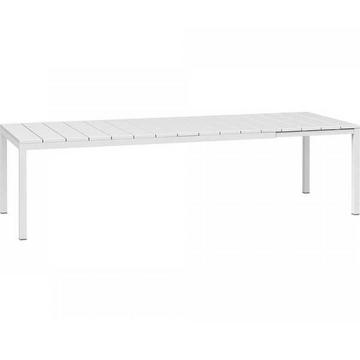 Table de jardin extensible Rio blanc 210