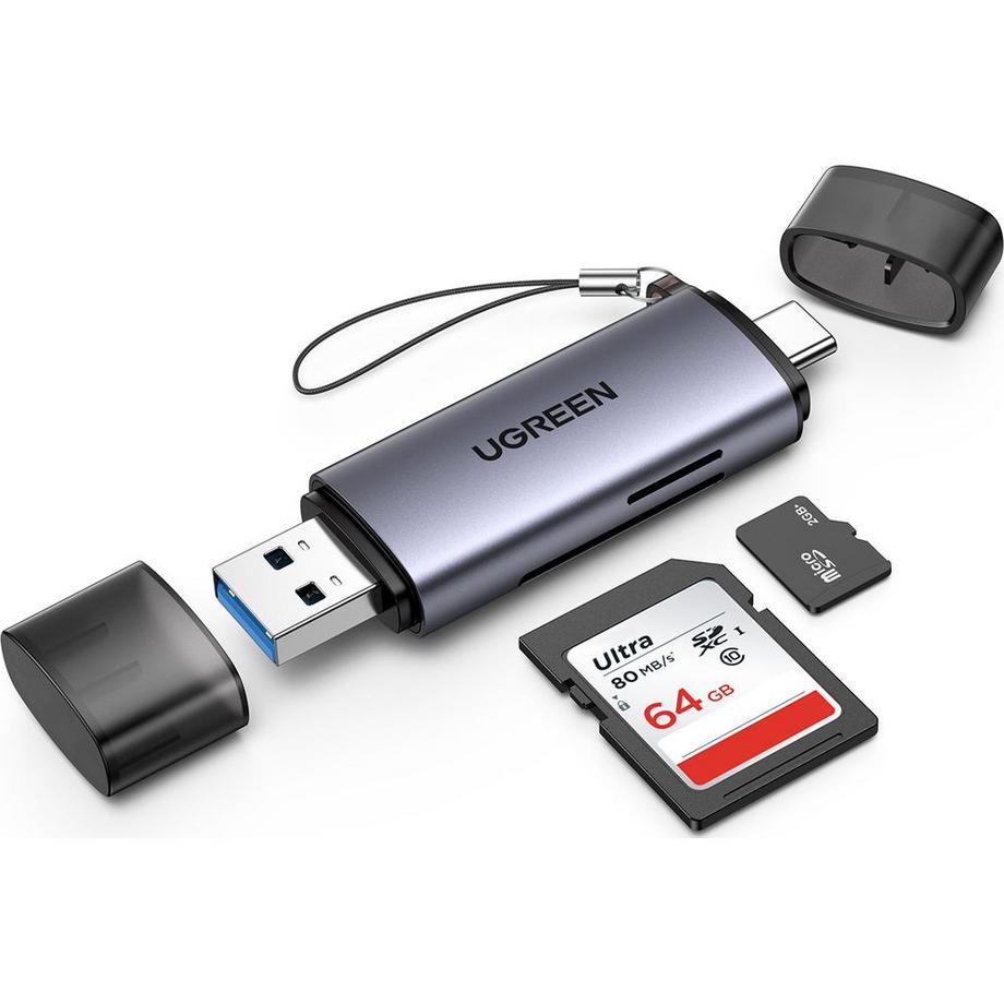 UGREEN  UGREEN SD-/Micro-SD-Speicherkartenleser mit USB-C/USB-A 