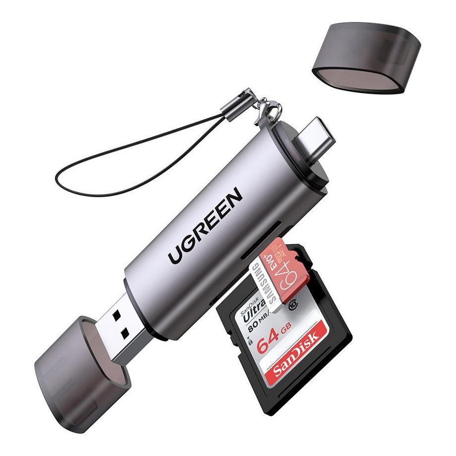 UGREEN  UGREEN SD-/Micro-SD-Speicherkartenleser mit USB-C/USB-A 