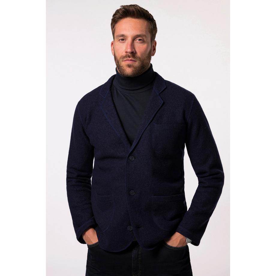 JP1880 Veste en maille Laine Col à revers  