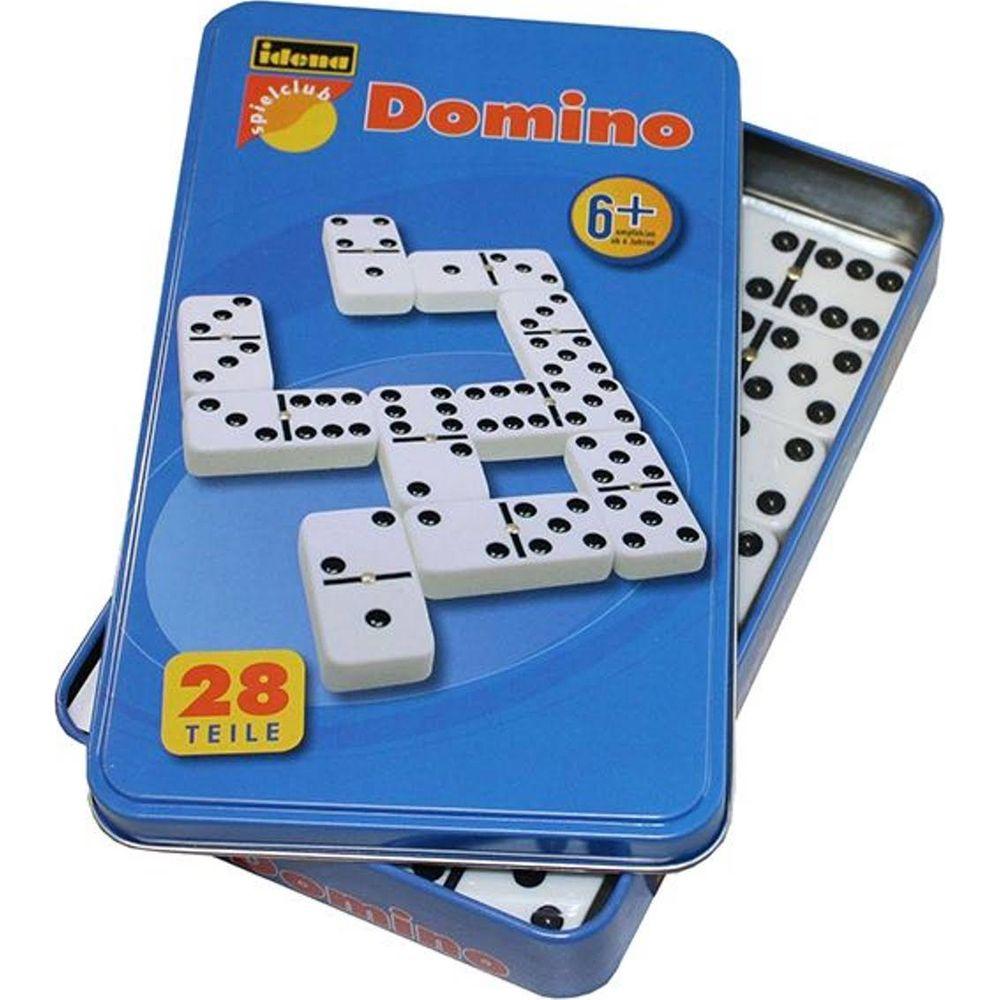 Image of Dominospiel in Metallbox