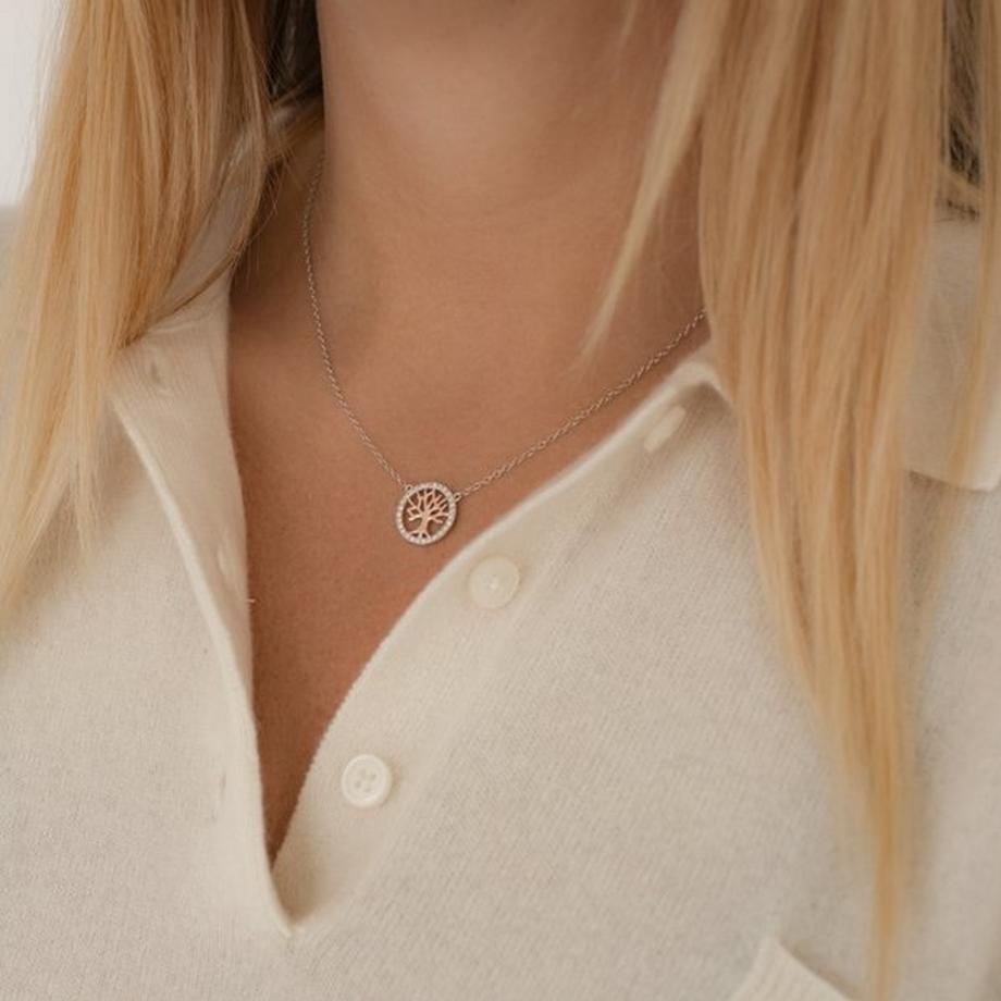 Rafaela Donata  Femme Collier en argent Arbre de vie 