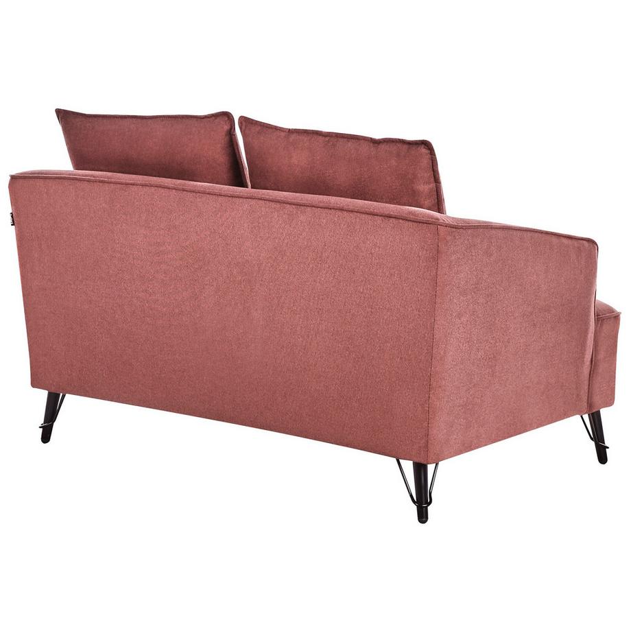 Beliani 2 Sitzer Sofa aus Stoff Landhausstil HOBRO  