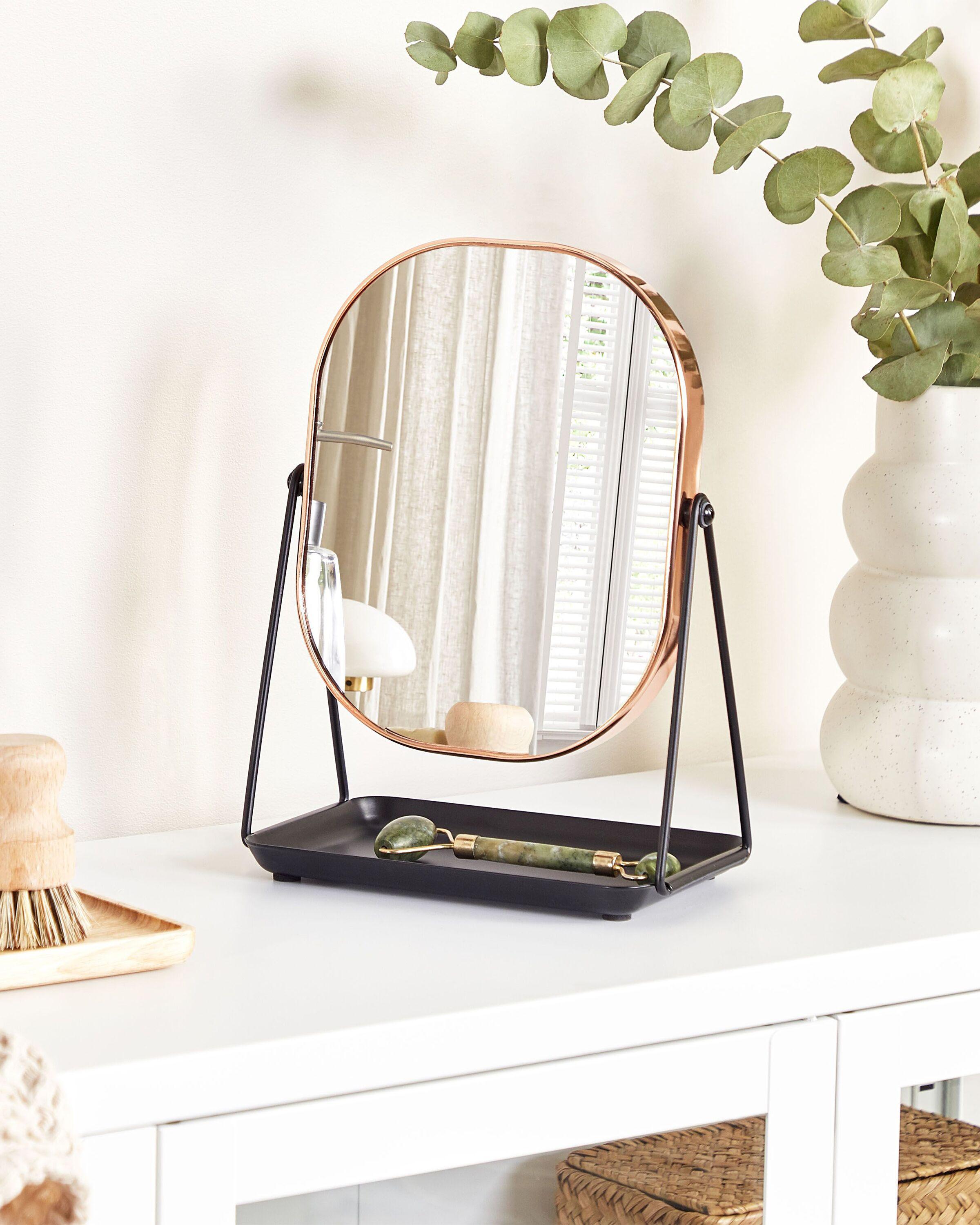 Beliani  Specchio per make-up en Ferro Industriale CORREZE 