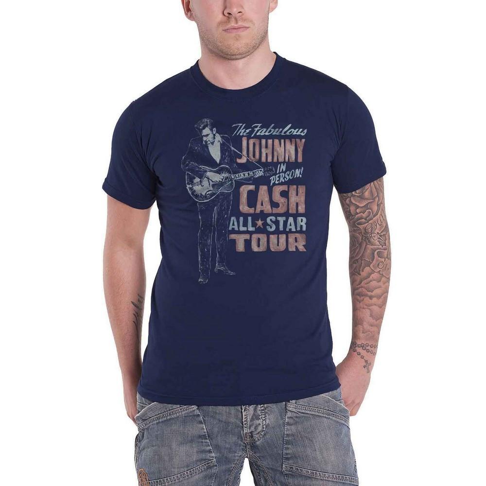 Johnny Cash  Tshirt ALL STAR TOUR 