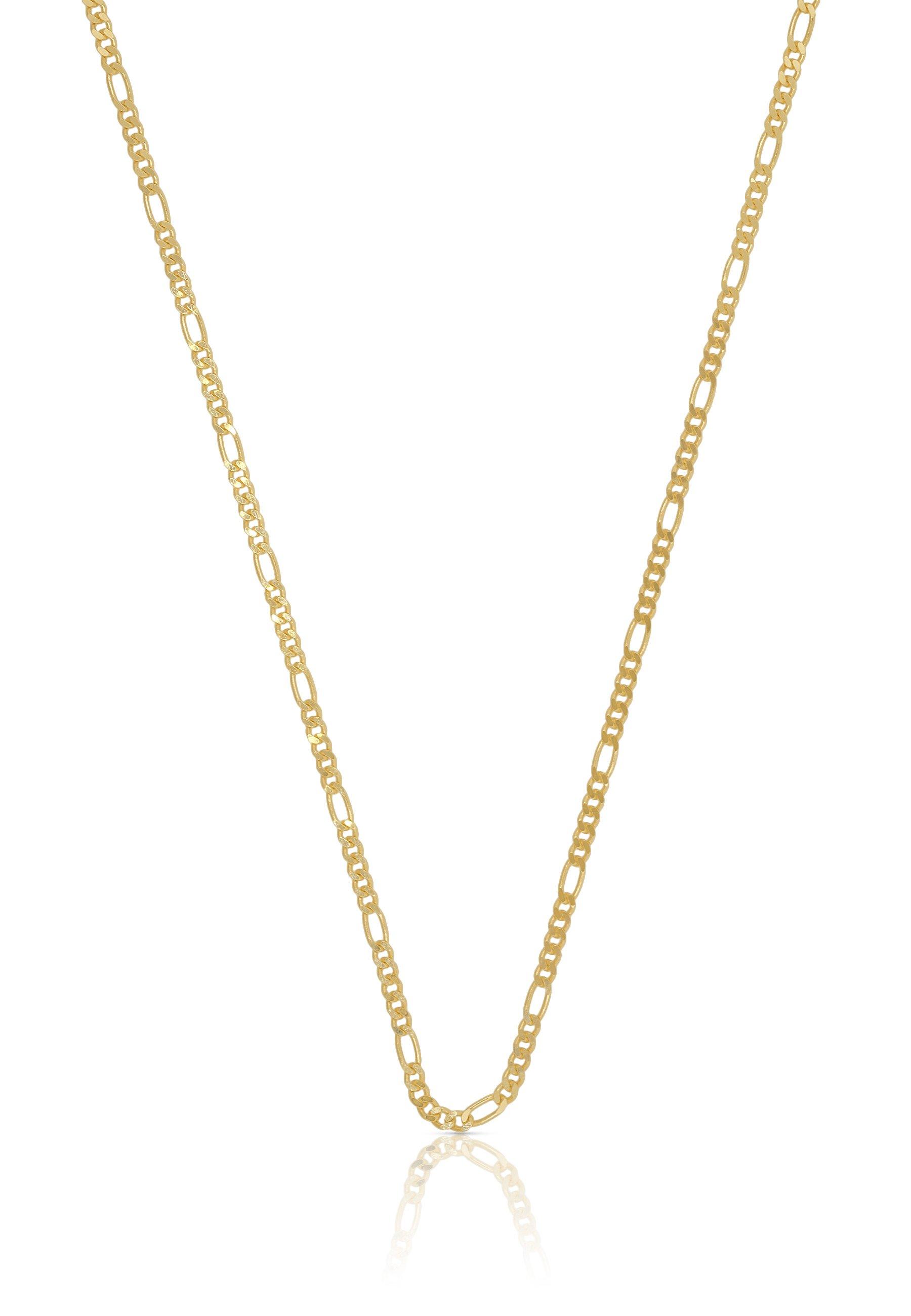 MUAU Schmuck  Collier Figaro Gelbgold 750, 1.5mm, 38cm 