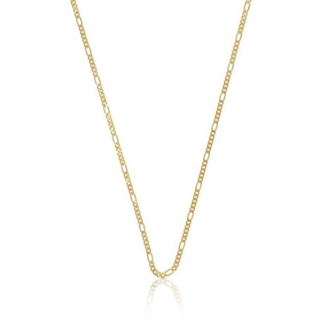 MUAU Schmuck  Collier Figaro Gelbgold 750, 1.5mm, 38cm 