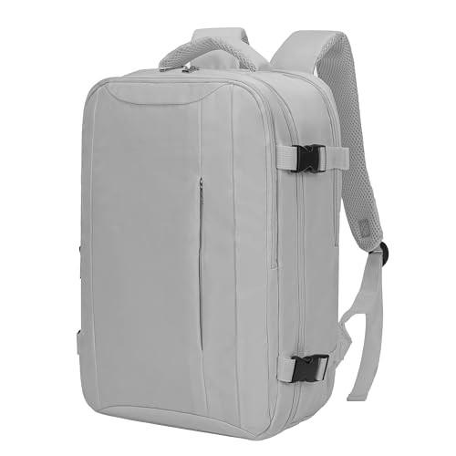 Image of Handgepäckrucksack Für Ryanair Rucksack Wasserdichter Laptop Unisex Grau ONE SIZE