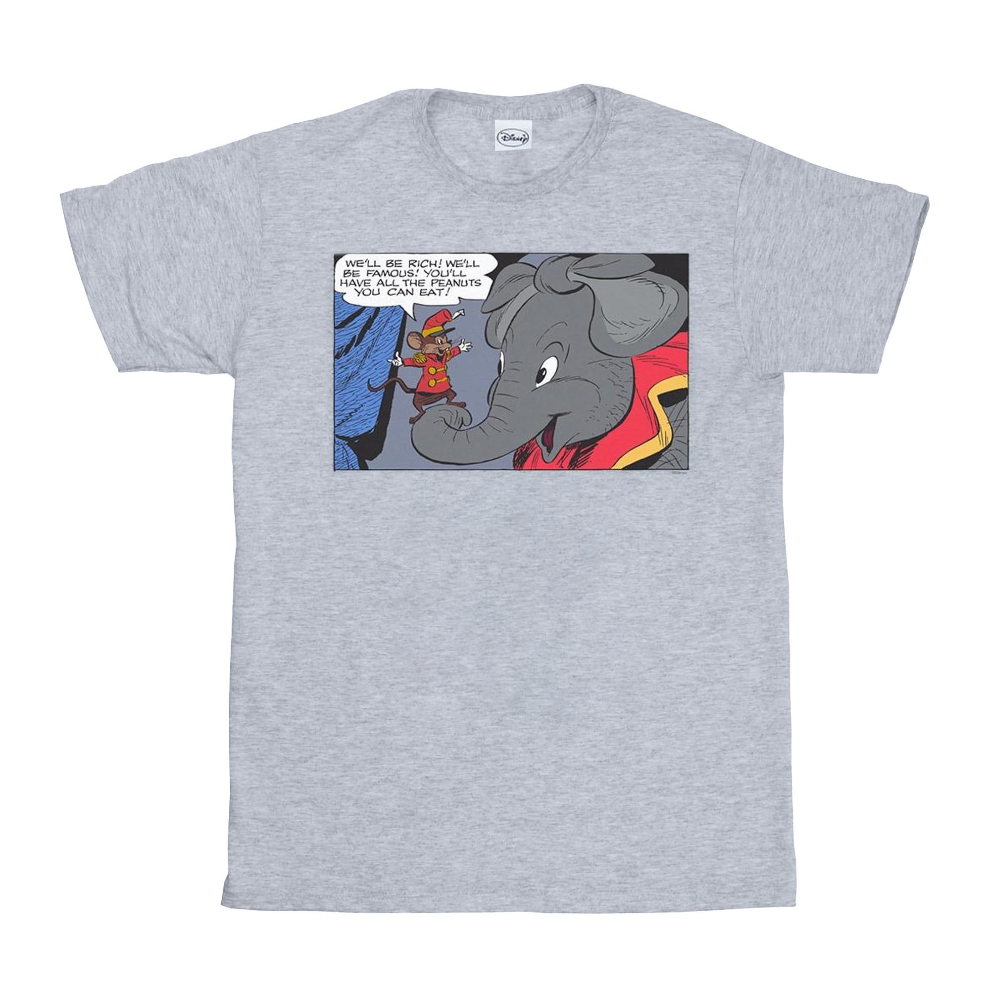 Image of Dumbo Rich And Famous Tshirt Unisex Grau 128