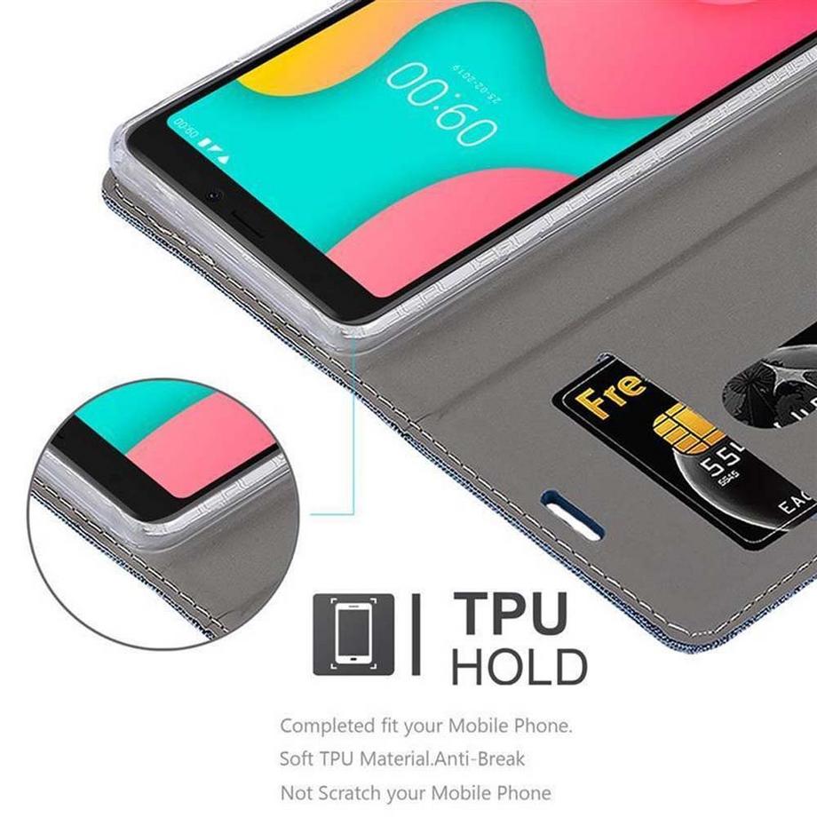 Cadorabo  Housse compatible avec WIKO Y60 - Coque de protection avec fermeture magnétique, fonction de support et compartiment pour carte 